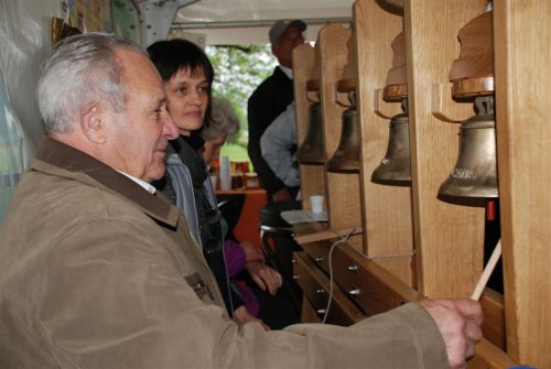 Častni občana Franc Blejc - mentor pritrkovalcev